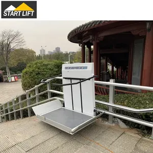 Silla de elevación de escalera eléctrica para personas con movilidad reducida, plataforma de elevación de escalera