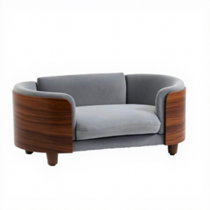 Деревянный простой диван-лежанка для кошек и собак с дышащей теплоизоляцией для использования в помещении круглый год - Product Image 6