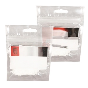 Sac de rangement souple personnalisé en plastique pour leurres souples de pêche, vers et leurres artificiels, avec trou de suspension et fermeture à clapet - Product Image 2