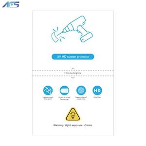 <span class=keywords><strong>Protector</strong></span> de Pantalla Ultrafino HD Híbrido de Plástico Suave AFS de 180*120 mm, Fácil de Instalar, Película de Lámina con Pegamento UV Completo para Corte de Relojes Móviles - Product Image 1