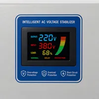 Stabilisateur de tension triphasé 50 kVA sans contact, régulateur de tension automatique 380 V AVR