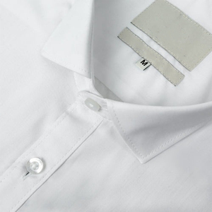 เสื้อยีนส์ผ้าฝ้าย100% แบบพอดีตัวสีครามระดับพรีเมี่ยมระบายอากาศ - Product Image 2