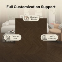Parquet en chêne à chevrons professionnel, OEM ODM, logo personnalisé disponible, usine certifiée ISO