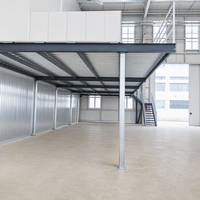 Plancher en acier profilé galvanisé |   Panneau métallique porteur pour plateformes de stockage en mezzanine et projets de construction