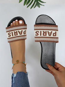 Sandali e Ciabatte <span class=keywords><strong>da</strong></span> Donna alla Moda con Suola Piatta <span class=keywords><strong>da</strong></span> Indossare all'Aperto in Estate Scarpe <span class=keywords><strong>da</strong></span> Spiaggia Infradito <span class=keywords><strong>da</strong></span> Mare in PVC Immagine Donna Signora - Product Image 5