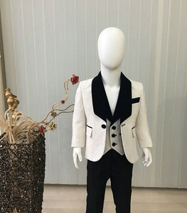 Custom Boy Suits <span class=keywords><strong>Costume</strong></span> formale ragazzi White Jacquard Flower Design bambino abito formale bambini abito da <span class=keywords><strong>sposa</strong></span> smoking - Product Image 2