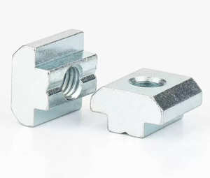 Profilé en aluminium série 4040 à <span class=keywords><strong>8</strong></span> rainures M6/M8, écrou à ressort à rainure en <span class=keywords><strong>T</strong></span>, acier inoxydable 304, glissière carrée, zingué, classe <span class=keywords><strong>8</strong></span>, automobile - Product Image 2