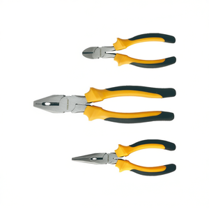 3-Piece <b>Pliers</b> <b>Set</b> With Yellow And Black Handles For General Repair And DIY Use - Product Image 2