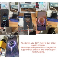 Pengisi Daya Ponsel Cepat 65W 5 Port PD QC3.0 Pengisi Daya Dinding Colokan US EU UK Grosir OEM ODM