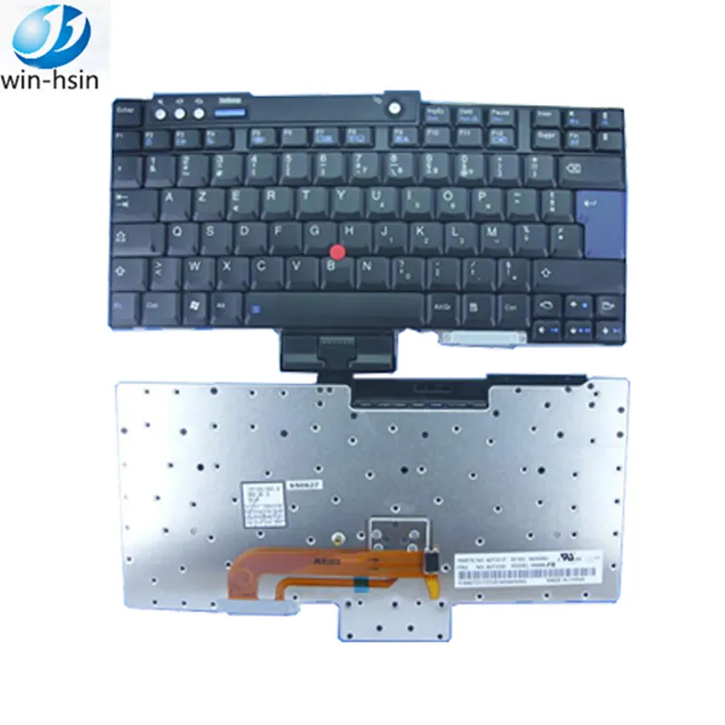 Asli Baru dengan TrackPoint Keyboard untuk Laptop Lenovo IBM ThinkPad T61 T61p FR Notebook Keyboard