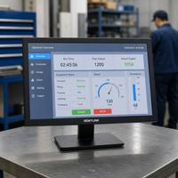 Écran tactile résistif de 21,5 pouces, écran LCD industriel à 5 fils, prix bas