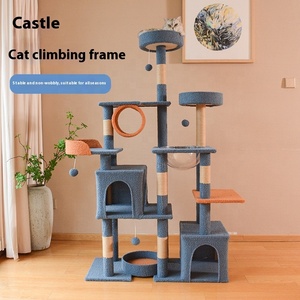 Tháp Mèo lớn đa cấp xl cho cây mèo trong nhà với cá rô lớn trên cùng và viên nang không gian - Product Image 2