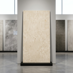 Crema 800x1600mm Anti Slip Porcelain Ceramic <b>Wall</b> and Floor Tiles Cream Marble Effect - Product Image 2