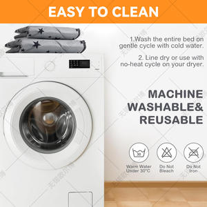 Muster Soft Dog Crate <span class=keywords><strong>Pad</strong></span> Thermische Haustier matte Anti-Rutsch-Zwinger Wasch bares selbst wärmendes Katzen wärme bett für den Innen-und Außenbereich - Product Image 4