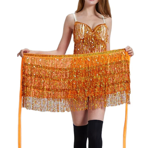 Vente en gros de robes de danse <span class=keywords><strong>orientale</strong></span> costumes sexy jupes de danse <span class=keywords><strong>orientale</strong></span> à paillettes colorées ceintures foulards pour hanche - Product Image 1