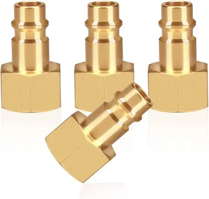 Druckluft anschluss 3/8 Zoll Messing Lv 3/8 Zoll Kupplungs stopfen Kupplungs kasten Schlauchs topfen Ventil buchse Gewindes topfen - Product Image 3