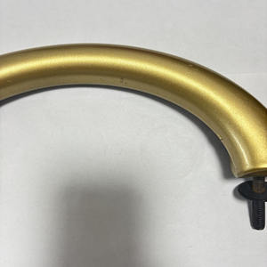 Manijas externas lisas simples de media luna H9022F, manijas de ataúd de plástico con cojinete de carga de plástico, accesorios funerarios de cementerio - Product Image 3