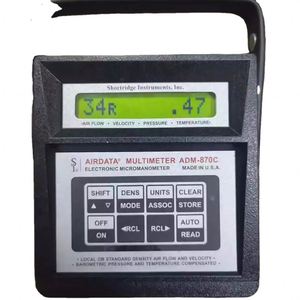 Multimètre Shortridge AirData ADM-870C, micromanomètre électronique - Product Image 1