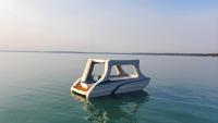 Yacht gonflable personnalisé gonfler bateau électrique maison de fête bateau pliable catamaran gonflable pour les loisirs de sports nautiques
