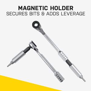 Kit d'outils d'entretien et de réparation de vélo à cliquet Rocket Lite DX à 16 fonctions avec sac en nylon de couleur noire - Product Image 5