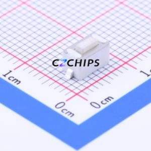 1TS002B-2500-4301-CT Tactile Switch SMD,3.5x6mm Switch Single Pole Single Throw Rectangle Button 2.5N Vertical Mount - Product Image 1