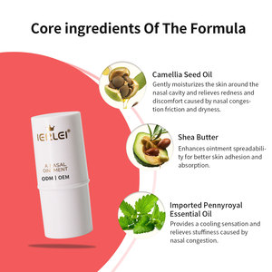 IERLEI OEM Relieves <strong>Nasal</strong> Congestion Breathable Refreshes Nose Invigorates Mind Runny Nose Itchy Nose Sneezing <strong>Nasal</strong> Relief Balm - Product Image 3