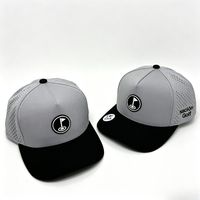Gorra de Golf Personalizada con Visera Magnética, Soporte para Tees, Cuerda Trenzada Perforada, Parche de PVC Impermeable con Logotipo, Cierre a Presión Deportivo
