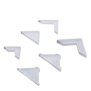 Hz Glass <b>Corner</b> <b>Protector</b> L Shape 5mm Inner Diameter White Transparent Plastic Right Angle Anti Collision Protection - Product Image 4
