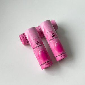 หลอดลิปบาล์มทำด้วยมือแบบย่อยสลายได้เป็นมิตรกับสิ่งแวดล้อมกล่องเครื่องสำอางทรงกลมแบบบางพร้อมกระดาษรีไซเคิลวัสดุพิมพ์หายไป - Product Image 3