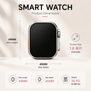 UX7 Smartwatch 7+1 Replaceable Straps Gift <b>Box</b> AMOLED Screen Fitness Smart Watch Magnetic Charge For <b>Android</b> IOS - Product Image 2