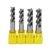 Fraise en spirale à 3 dents en carbure monobloc haute vitesse pour routeur CNC, pour alliage d'aluminium 6061/6063, fraise à queue CNC pour métal, vente en gros