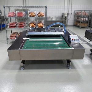 Máquina de Envasado al Vacío con Cinta Transportadora Ahorradora de Trabajo, Máquina de Sellado al Vacío de Gran Ancho para Envasado de Huevos Marinados - Product Image 1
