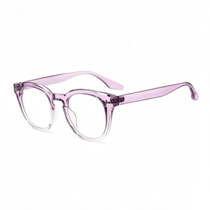 SM23051 Retro Runde Blaulichtfilter-<span class=keywords><strong>Brille</strong></span> Unisex PC-Rahmen Harz-Gläser 6 Farben Individuell Anpassbar - Product Image 2