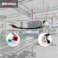 Faisceau de câbles automobile personnalisé BeiXing E00078 PVC IP66 12V Adaptateur à 6 broches en cuivre nu avec gaine en cuivre