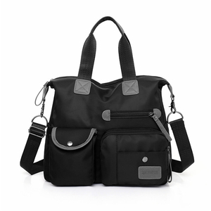 Sac à main personnalisé à bandoulière unique, style rétro sportif, fermeture éclair, grande capacité, sac fourre-tout pour femme, sac bandoulière pour les courts séjours - Product Image 4