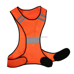 Usine En Gros Gilet De Sécurité Réfléchissant Courir Jogging Vélo Marche, Gilet De Course Réfléchissant Avec Autocollant Bonus - Product Image 3