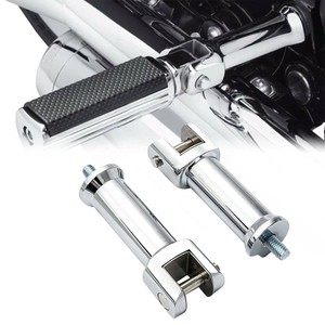 VIMAS Repose-pieds arrière chromés/noirs en aluminium pour Softail Breakout Fat <span class=keywords><strong>Bob</strong></span> 2018-2023, kit de montage pour systèmes de carrosserie de moto - Product Image 4