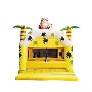 Château Gonflable Happy Party, Toboggan Intérieur pour Enfants, <span class=keywords><strong>Trampoline</strong></span>, Maison de Jeu Thème Cirque, Matériau PVC, Capacité 100-500kg, Garantie 3 Ans - Product Image 5