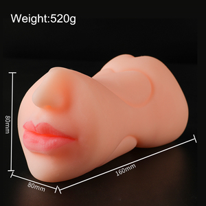 Erkek masturbator gerçekçi 3 in 1 oyuncaklar yetişkin ağız vajina ve anüs ile, cep kedi Anal oyuncaklar erkekler için mastürbasyon - Product Image 6