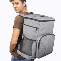 Sac à dos isotherme promotionnel réutilisable en tissu Oxford brodé, style vintage, pour femme, vente en gros, petit sac à déjeuner