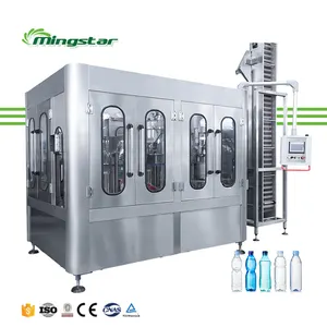 CGF16-16-6 Automatic Flavored bottle water bottling filling machine production line For PET bottle