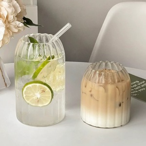 Vaso <span class=keywords><strong>de</strong></span> <span class=keywords><strong>Vidrio</strong></span> Resistente al Calor <span class=keywords><strong>de</strong></span> Gran Capacidad con Pajita para Té con Leche, Refrescos, Jugos, Bebidas <span class=keywords><strong>de</strong></span> Alta Gama - Product Image 3
