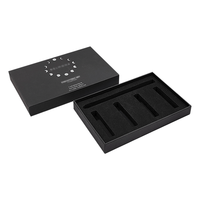 Coffret cadeau en carton avec logo personnalisé, échantillon de parfum d'aromathérapie avec emballage en boîte, flacon de parfum en verre design