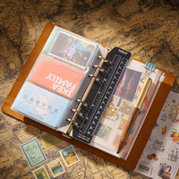 Carnet de notes professionnel A5 A6 A7 en cuir, couverture rigide, à feuilles mobiles, non daté, avec papier rechargeable, personnalisable