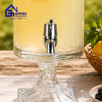 4,3L Nieuwe Glazen Wijn- en Bierdispenser Glazen Tank Water Brazilië Home Collection Sapdispensers Deksel en Kraan Op Maat