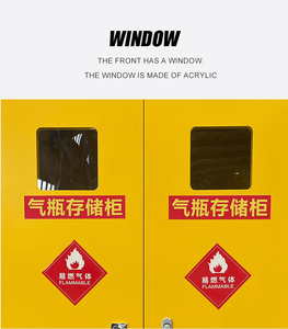 Đôi chai lưu trữ hộp chống cháy nổ phòng thí nghiệm đồ nội thất cho axetylen & oxy hóa lỏng khí cho các trường học & hội thảo - Product Image 6