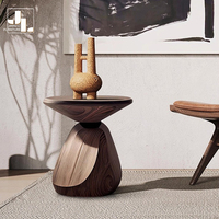 Style nordique salon noyer couleur canapé Table d'appoint hôtel chambre en bois rond petit coin Table meubles