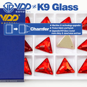 VDD S109 <span class=keywords><strong>Siam</strong></span> <span class=keywords><strong>Triangle</strong></span> หิน K9แบบ flatback ประดับด้วยกระจกพลอยเทียมสำหรับตกแต่งเสื้อผ้า - Product Image 2