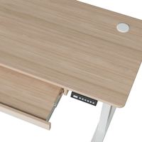 Bureau de travail ergonomique réglable en hauteur, mobilier de bureau électrique à moteur unique, table de jeu surélevée pour ordinateur