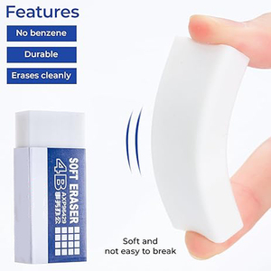 ยางลบดินสอสีขาวคาวาอี้ขนาดกลางยูวียางลบสำหรับนักเรียนเศษขยะน้อยสำหรับโรงเรียนสอบของขวัญส่งเสริมธุรกิจ - Product Image 3